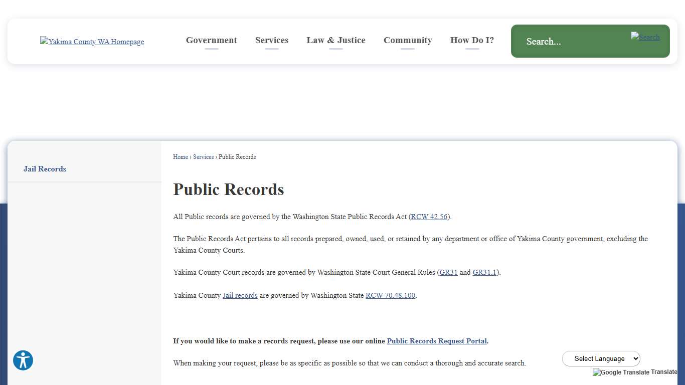 Public Records | Yakima County, WA